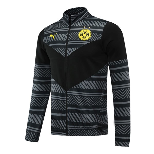 Sweatjacken Borussia Dortmund 2022-23 Grau Schwarz